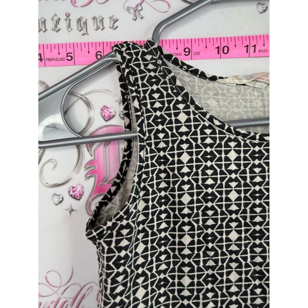 H&M dress girls Black and White Geometric Sleeveless Girls Dress - Picture 5 of 8